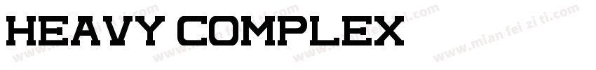heavy complex字体转换